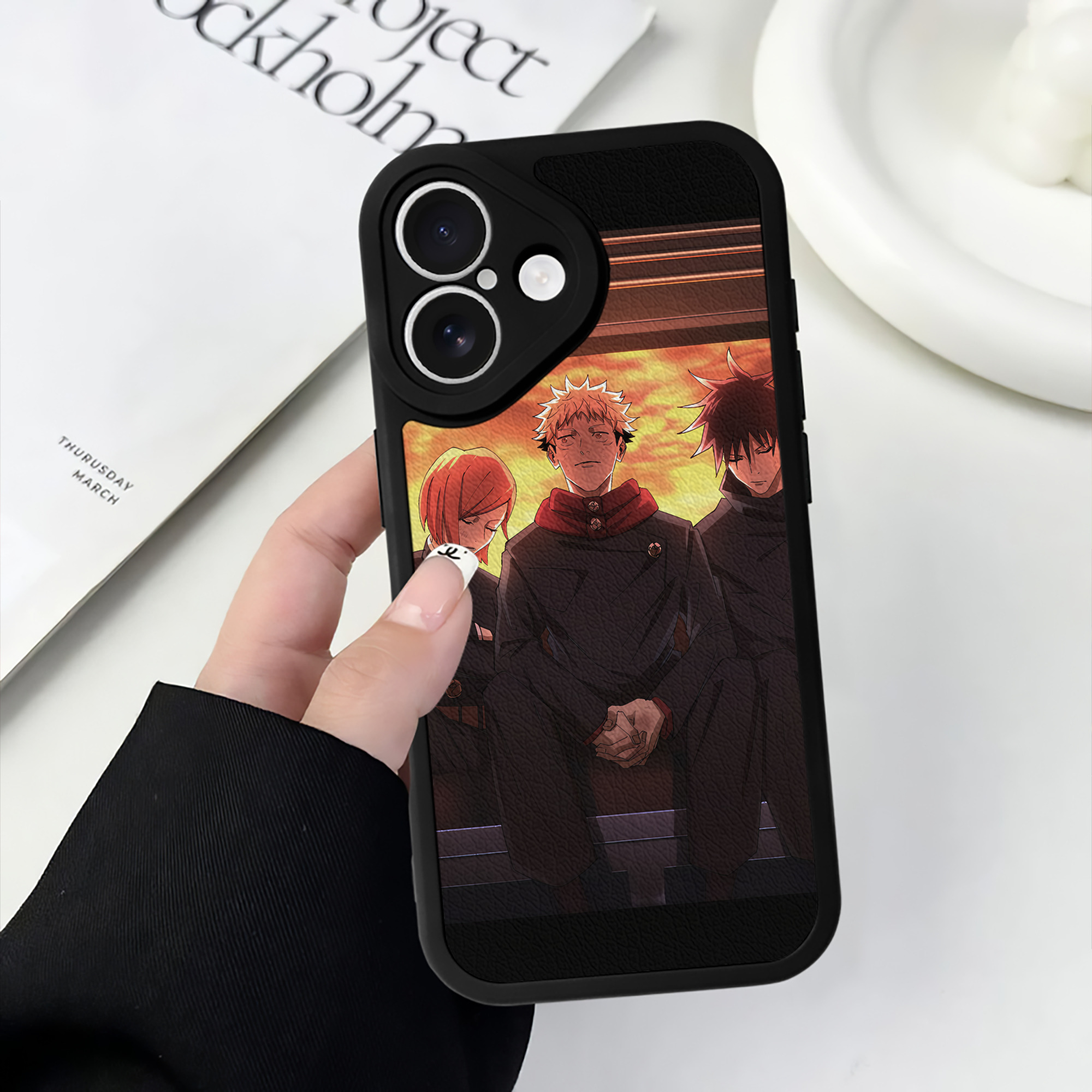 （画像用） SPY×FAMILY间谍家家酒 【iPhone 16シリーズ対応】シリコンスマホケース（レザー調） 材質：シリコン